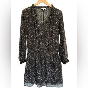 Socialite Smock Waist Floral Dress Women’s Size Large